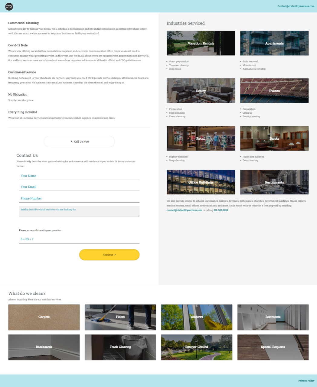 CTX Facility Services screenshot