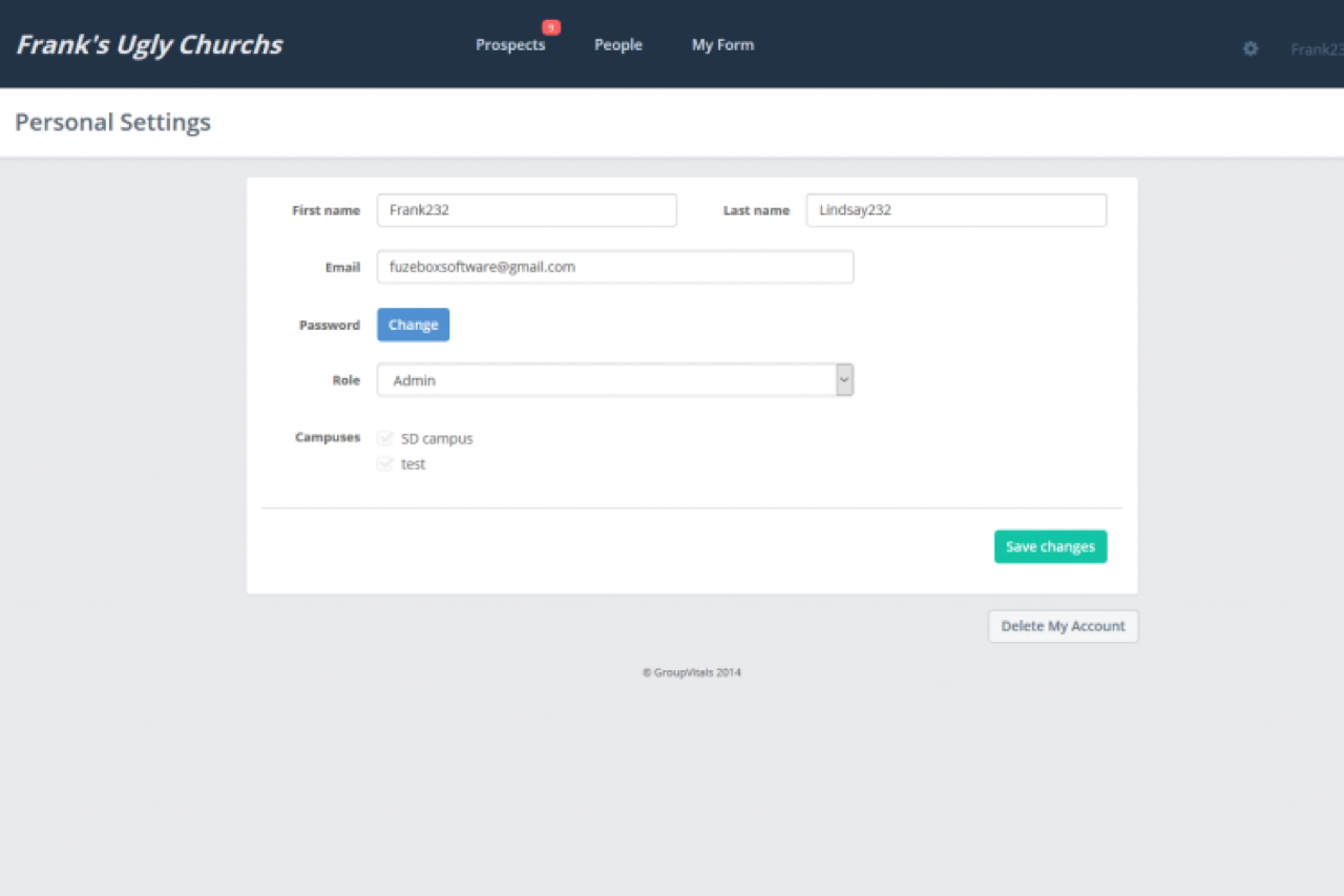 GroupForms screenshot