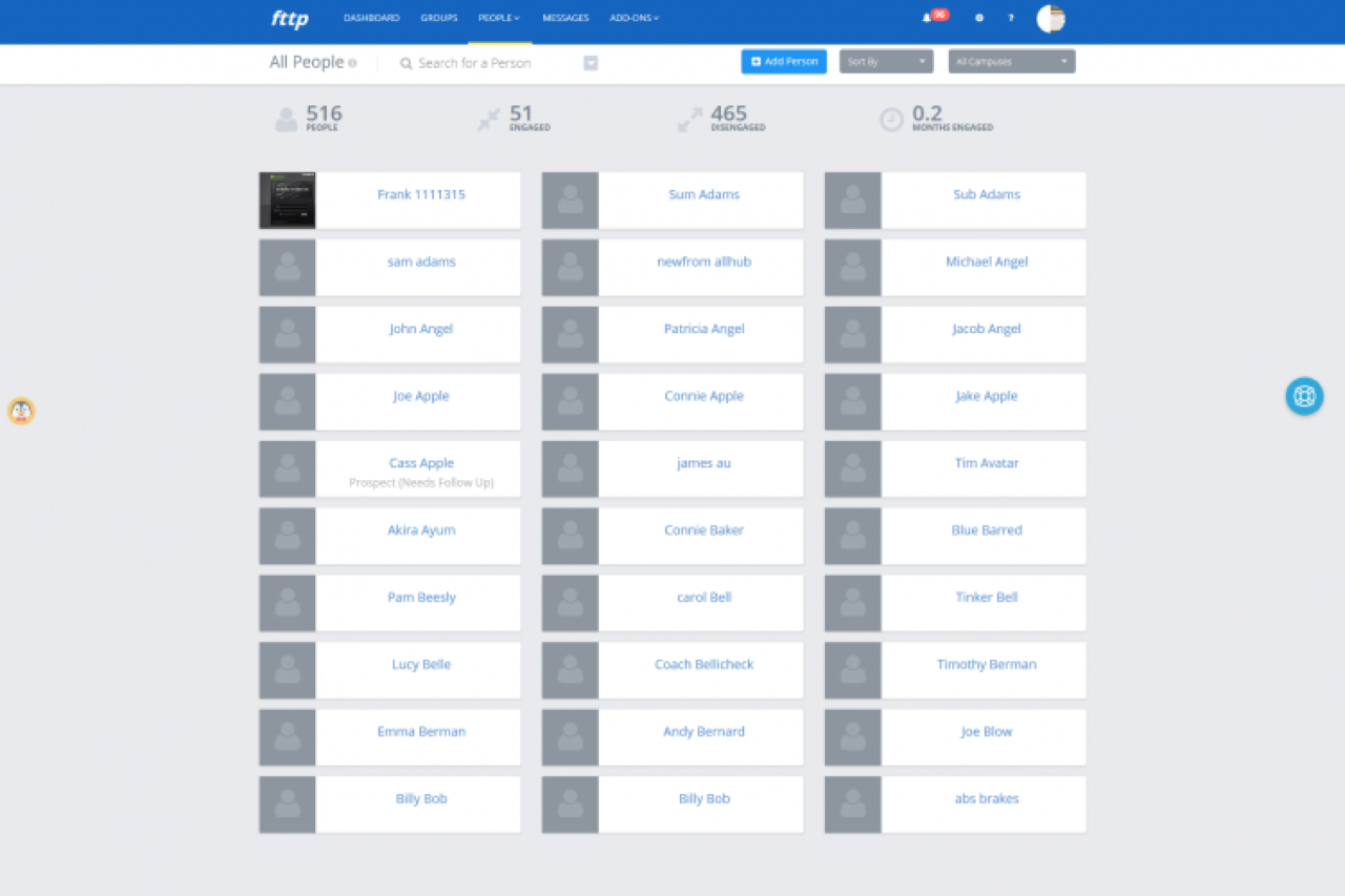 GroupVitals screenshot