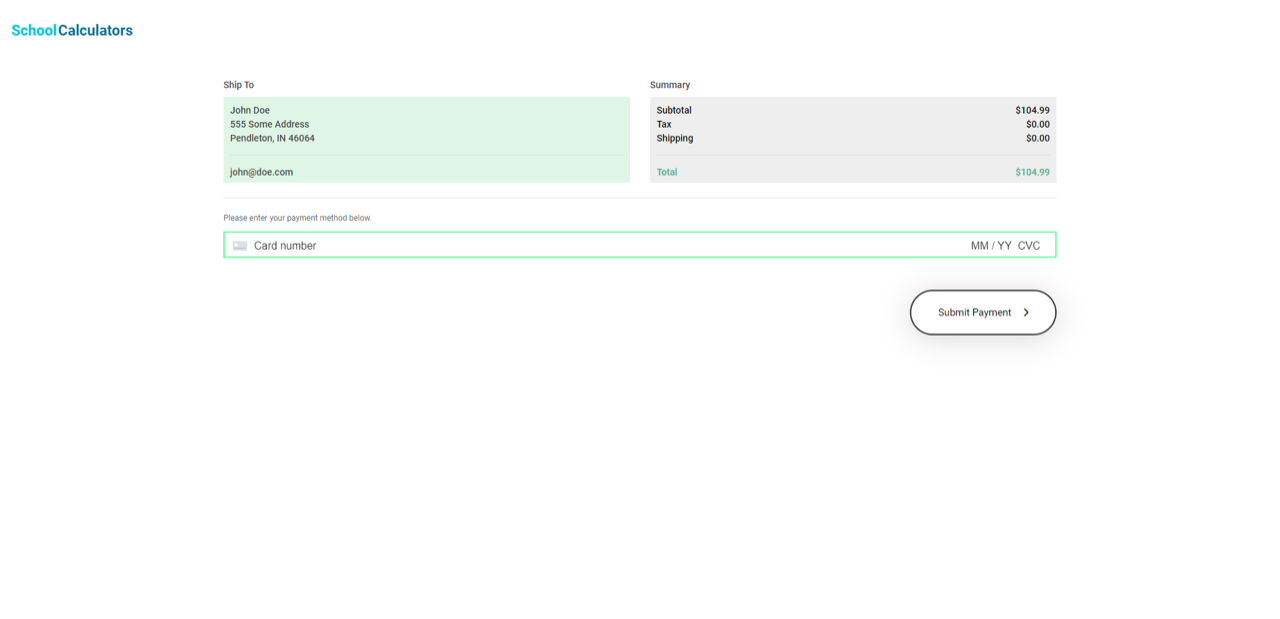 School Calculators screenshot