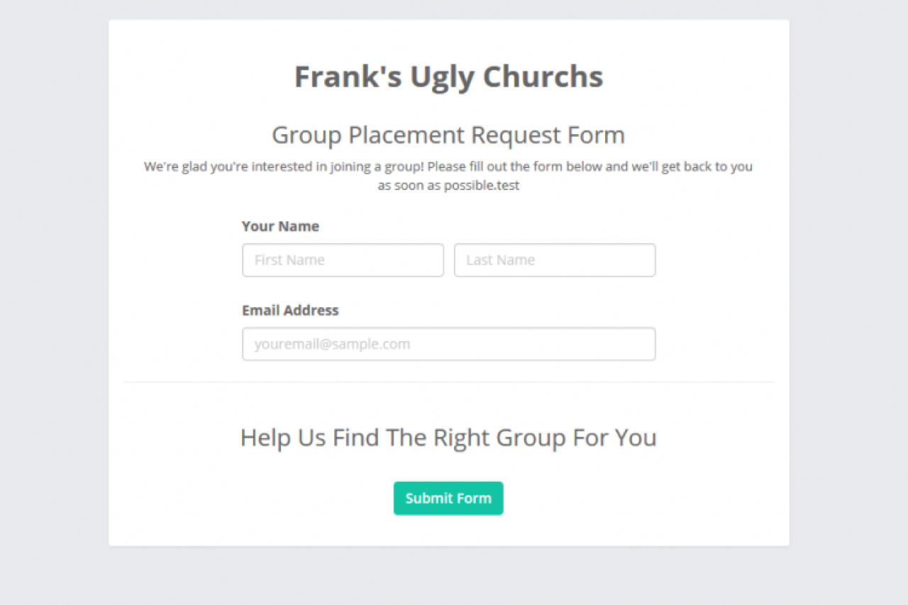 GroupForms screenshot