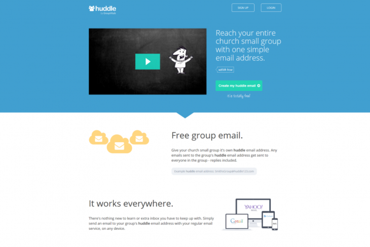 Huddle screenshot