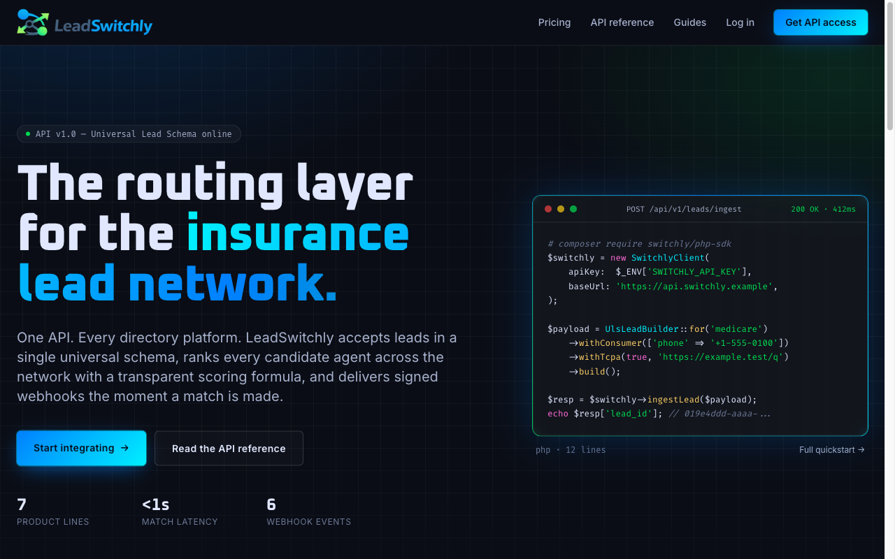 LeadSwitchly screenshot
